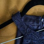 Eliza J prom dress size 6 Navy blue beaded Photo 7