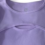 MOVE THEOLOGY LIGHT PURPLE LONG SLEEVE TULIP BACK ACTIVE TOP SMALL Photo 1
