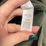 Aerie  TAKE IT EASY POPOVER POLO LONG SLEEVE SWEATSHIRT GREEN XS OVERSIZED Photo 3