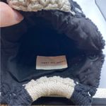 LAUDE THE LABEL Cottogecore Black and White Tote with Wooden Handle Photo 2