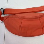 Athleta  Kinetic Waist Bag Belt Fanny Pack Adjustable Strap Zip Closure Orange Photo 0
