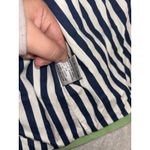 Boden Women's Cotton Overcoat Coat 8 Green Navy Striped Inside ‎ Hooded Blue Photo 10