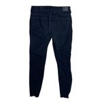 American Eagle  Women's Hi-Rise Jegging Black Destroyed Size 6 Photo 2