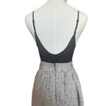 American Vintage 80's high waisted wool skirt, grey flecked black, brown xs Photo 7