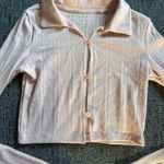 Aeropostale  Pink Button-Up Long Sleeve Photo 2