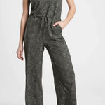 Athleta Charcoal Sleeveless Jumpsuit Photo 0