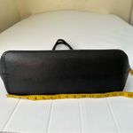 Tory Burch Perry Pebbled Leather Tote Bag Black Large Photo 5