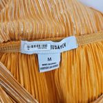 Sabina Musayev Alma Dress Mandarin Mini Size Medium Gold Metallic Photo 11