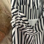 Commense Stripe Backless Pockets Dress size XL Black Photo 5