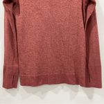Lululemon Rest Less Pullover Top Size 10/12 Heathered Mulled Wine/Pink Savannah Red Photo 6