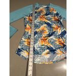 The‎ American Outdoorsman Women's Floral Long Sleeve Rash Guard Swim Top Medium Photo 1