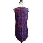 J.Crew  Midnight Floral Jacquard Shift Sheath Dress Purple Size 6 NWT Retro Photo 5