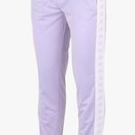 Kappa 222 Banda Wrastoria Slim Pants Lilac White Gray Women's Size Medium Photo 0