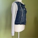 fleece lined denim jacket Blue Photo 3