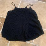 ZARA  B W Collection Embroidered Tank Black S Cutout Embroidery Photo 4