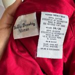 Bobbie Brooks Red Teacher Embroidered Shirt, Whimsical Retro‎ Vintage 14W/18W Size 2X Photo 3