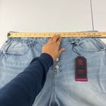 No Boundaries  Mom Jeans Womens 19 Blue Denim Stretch High Rise Slim Distressed Photo 9
