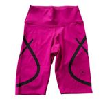Adidas by Stella Mccartney Bright Pink Biker Shorts Women Small MSRP $110 | 5 Photo 0