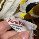 Vintage Kona Kai Hawaiian Floral Print Dress Size S Yellow Photo 4