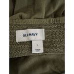 Old Navy  Womens Ruffle Hem Babydoll Dress Large‎ Green Forest Fairy Y2K Earthy Photo 6