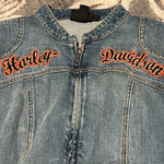 Harley Davidson women’s Jean jacket. Like new Blue Size 1X Photo 1