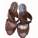 Cole Haan women’s brown leather wedge heels size 7.5B SKU 5415 Photo 6