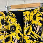 J.Crew Yellow Floral Patterned The Pencil Skirt Size 6 Photo 8