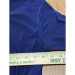 Ralph Lauren Lauren Long Sleeve Faux Wrap Round Neck Ruched Dress Size 6 Formal Photo 7