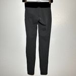 Koral  Session Legging Mid Rise Stretch Slit Criss-cross Striped Steel Gray Small Photo 4