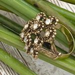 Vintage Unsigned Cocktail Ring 6 Photo 6