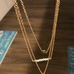 Layered Necklace Dipped In Gold ! So Pretty! Photo 4