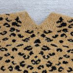 Ces Femme Leopard Print Oversized Cardigan Medium Wool Angora Blend Brown Photo 15
