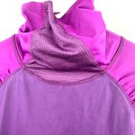 Champion Size Medium Sweater Purple Fleece Pullover Cowl Neck Outerwear Photo 2