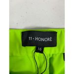 11 Honoré 11 Honore NWT Macy Wide Leg Pants 16 Neon Bright Green Pleats $130 Tailored Photo 8