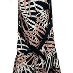 Proenza Schouler Patterned Tie Waist Dress Size 4 Black Pink Designer 10 Photo 0