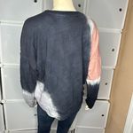Anthropologie Sundry Terry Oversize Sweatshirt in Terracotta & Charcoal Size 1/S Photo 2