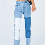 Princess Polly Cofield patchwork mom jeans Photo 1