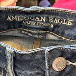 American Eagle Hi-Rise Shortie Floral Embroidered Denim Shorts Size 8 Photo 4