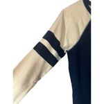 J.Crew  Navy Blue & White Long Striped Sleeve Scoop Neck T-Shirt Women Sz XS Photo 4