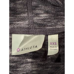 Athleta  XXS Gray Space Dye Cowl Neck Thumbhole Long Sleeve‎ Top Tunic Photo 2