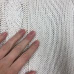 Ann Taylor  Cream Cable Knit Pullover Sweater Womens S Preppy Cozy Fall Fisherman Photo 5