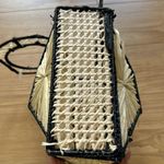 Mango  bicolor raffia bag limited edition 2019 Photo 1