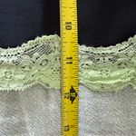 LIONESS Revolve  Black and Green Lace Trim Camisole Small Photo 5
