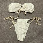 SheIn White bikini size small tube top Photo 0