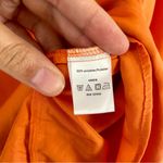 Venus 🦋  Orange Bell Sleeve Lace Up Mini Dress Small Fall Halloween Photo 5