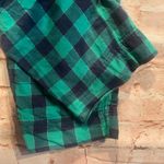 Aerie  sleep pants green black plaid sz S Photo 3