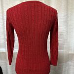 Michael Kors Michael By Red Knit Pullover Sweater Sz S - Works For XS as Well Photo 3