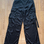 Gianni Bini Black Wide Leg Cargo Pants Photo 0