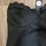 Boohoo NIGHT Black Scalloped Strapless Bodysuit Photo 3