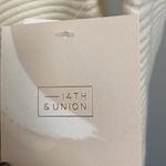 14th & Union NWT  Ivory Ribbed Top Photo 4